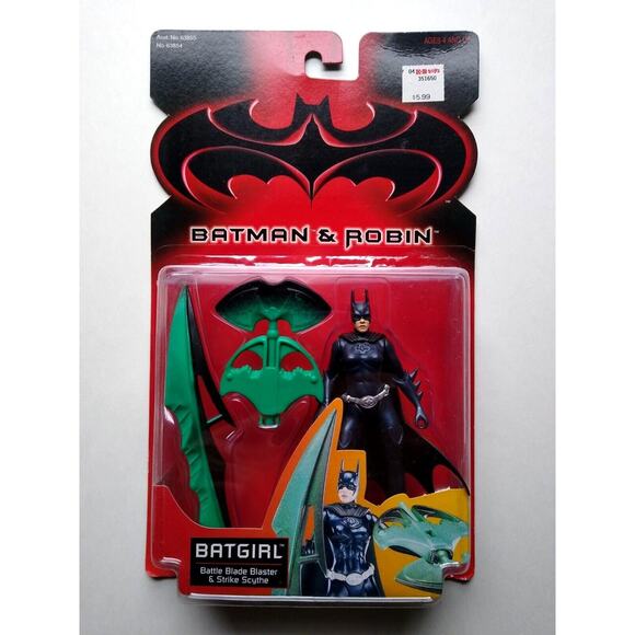 Batman & Robin BATGIRL Battle Blade Blaster Action Figure 1997 Kenner New SEALED - Picture 1 of 5